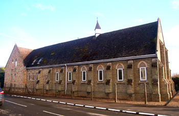 The Methodist church from Chapel Lane February 2010